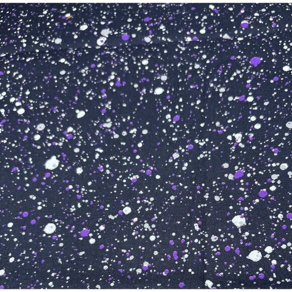 Joann Purple White Splatter Cotton Fabric 24"x44" Crafts Sewing Projects - Picture 4 of 12
